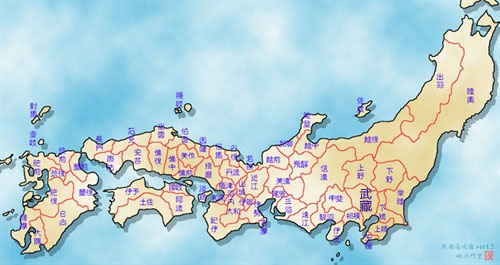 日本古代地图