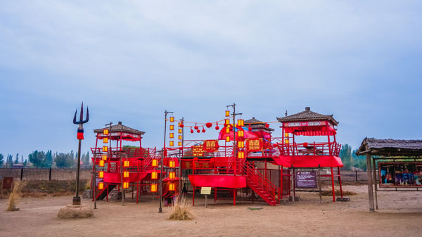 【宁夏不见不散】沙坡头•腾格里沙漠•镇北堡影视城•青铜峡108塔•高庙 双动6日游