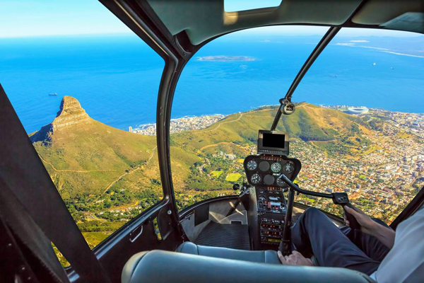 南非开普敦信号山直升机观光002-锐景